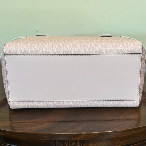 NWT - Michael Kors Large Multi Color MK Monogram Tote - Picture 9 of 11